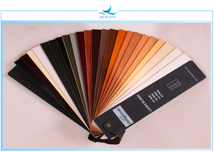 wooden shades swatches