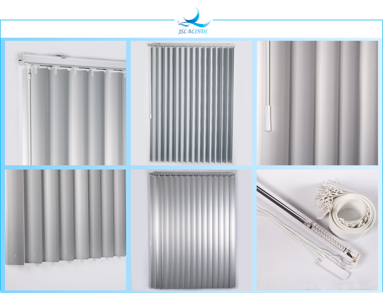 Aluminum vertical shades