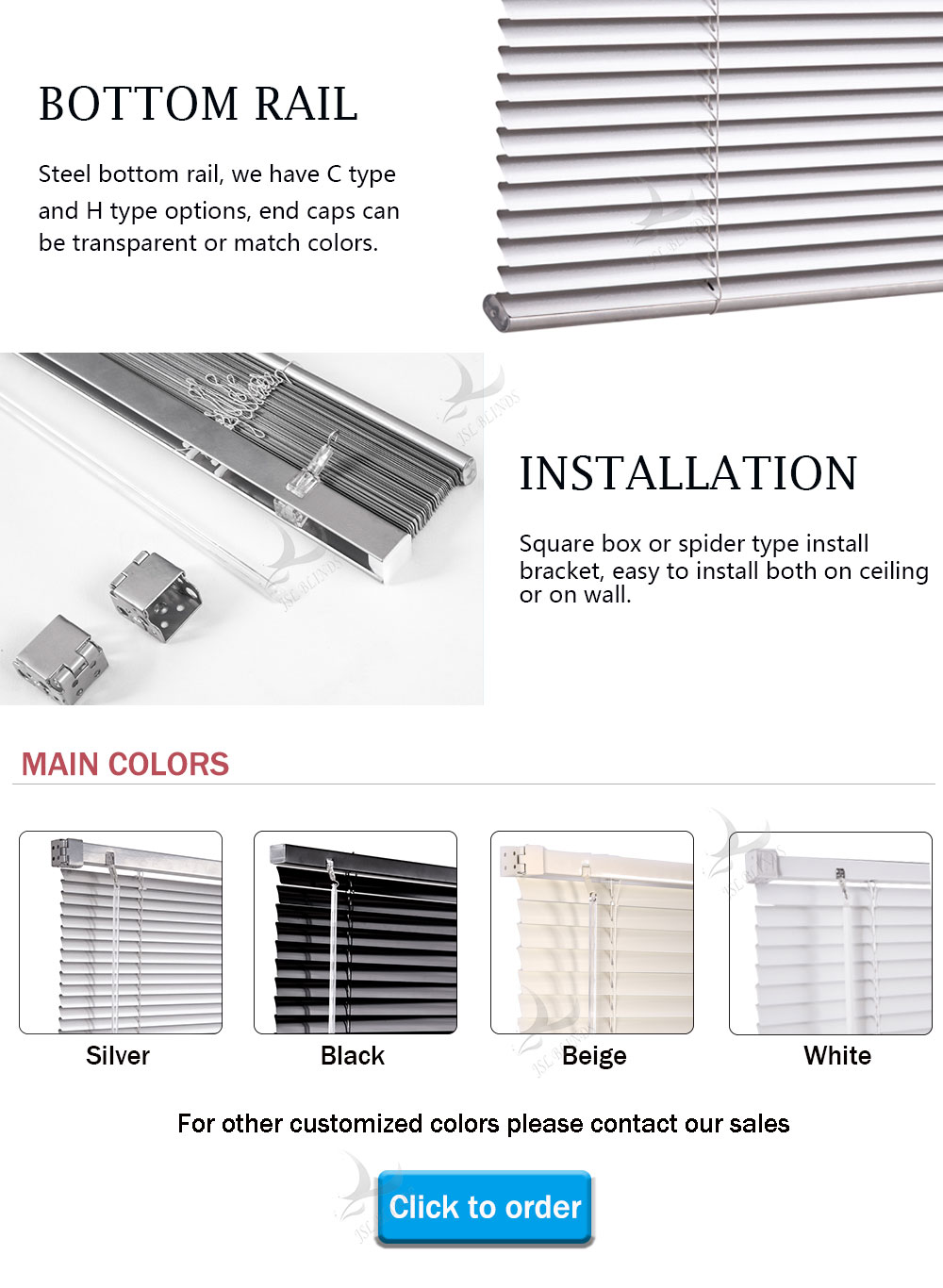 Venetian blind OEM