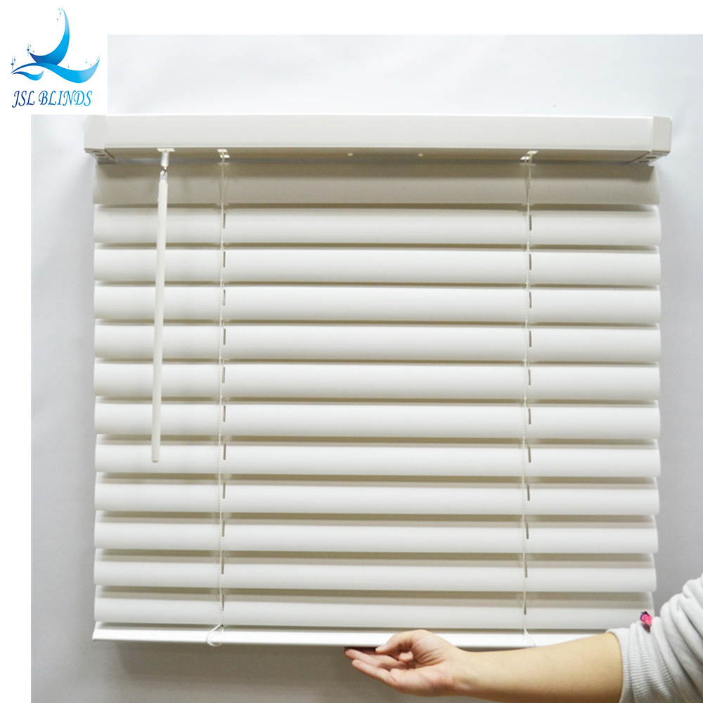 Cordless PVC venetian blinds