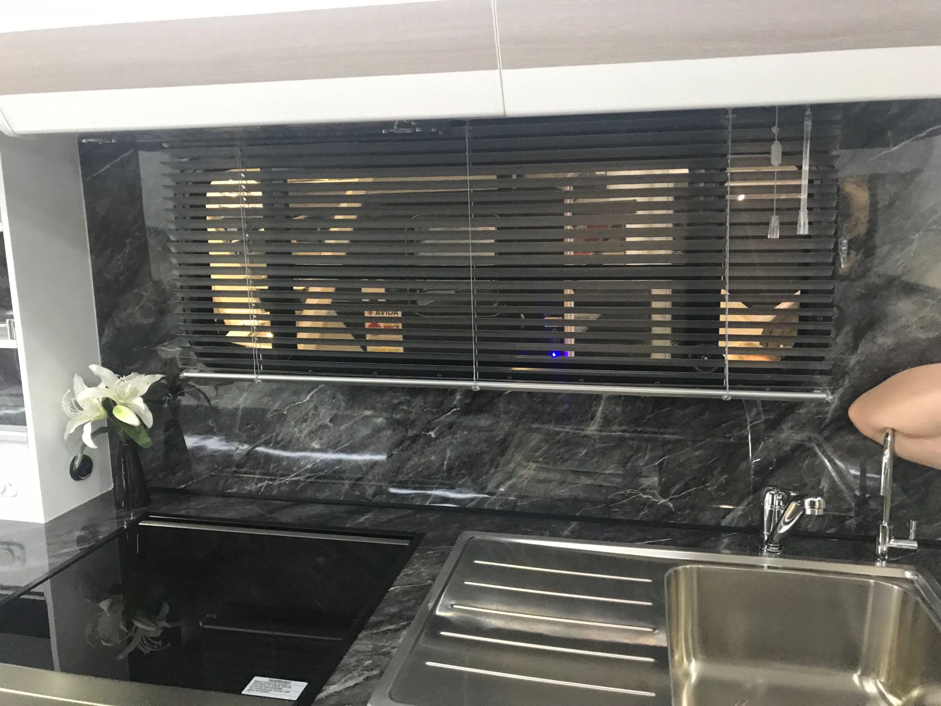 RV car aluminum venetian blinds