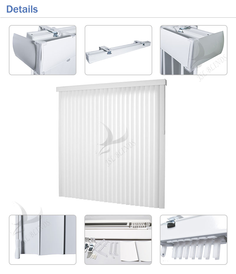 3.5" PVC vertical blind