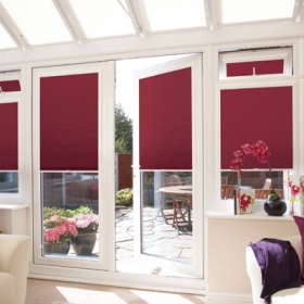 Integral Pleated Shades