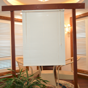  25mm White Aluminum Venetian Shades