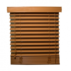 Fauxwood Blind with valance