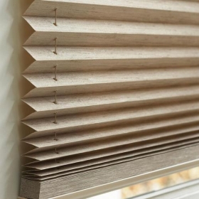 Best 25MM Cordless RV Plisse Pleated Blinds RV window shades Supplier