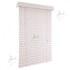 faux wood blind